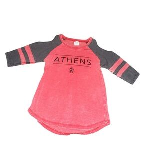 Womens Georgia Bulldogs College Football Graphic TeeShirt Red